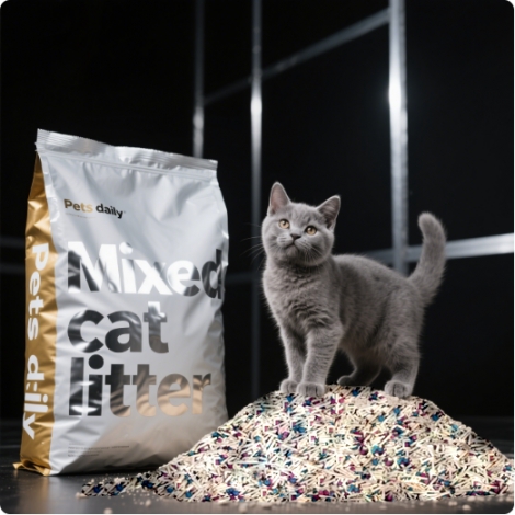 Mixed Cat Litter Manufacturer, Fragrance Customization, High-quality Factory Price, Super Cleaning Ability,the world best of cat litter