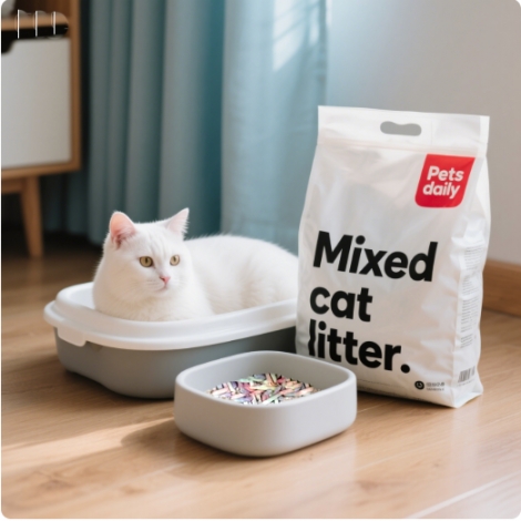 Factory Wholesale Multi-Color Dust Freer Tofu Bentonite Cat Litter Sand odor control long-last fragrance fast clumping cat litter