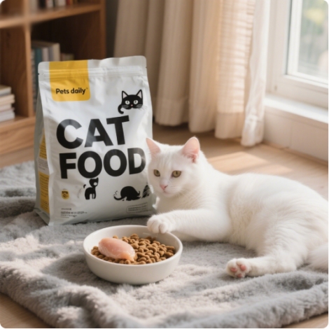 OEM Science Formula Pet Cat Food 10KG Natural Protein Rich Beef Flavors Star Shapes All Age Cat Dry Staple Food