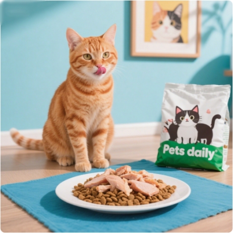 Best Selling Organic Dry Cat Food in China High Protein and Low Calorie Premium Dry Food for Cats